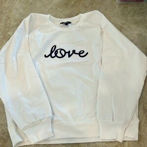 LOVE sweatshirt - calling all tennis players!